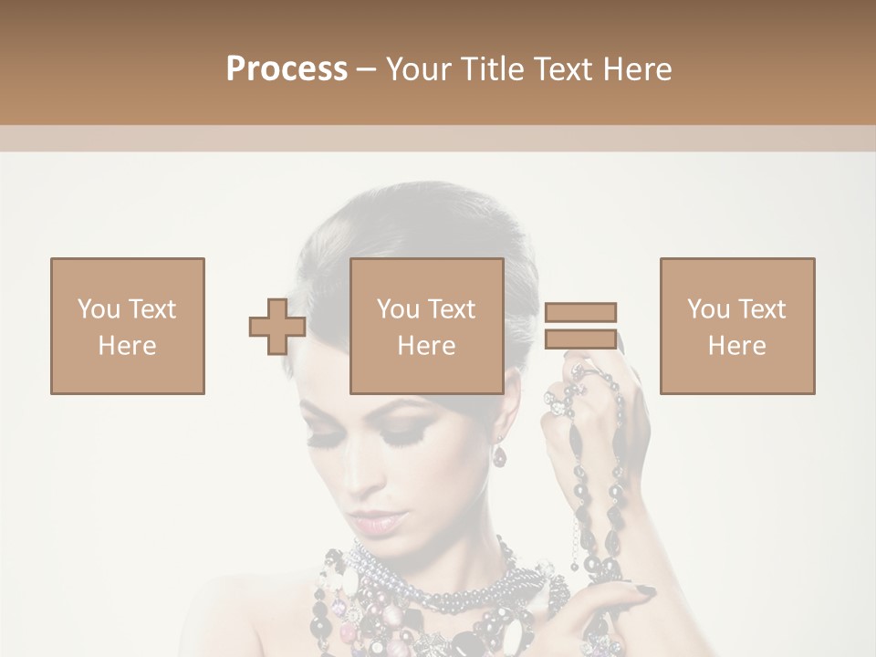 Rings White Hair PowerPoint Template