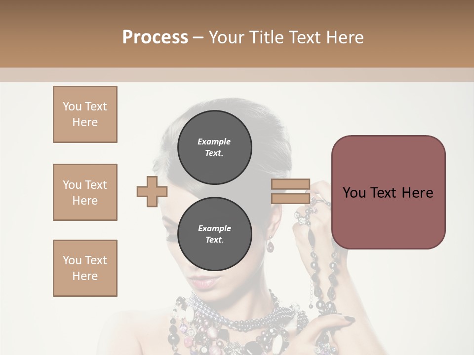 Rings White Hair PowerPoint Template