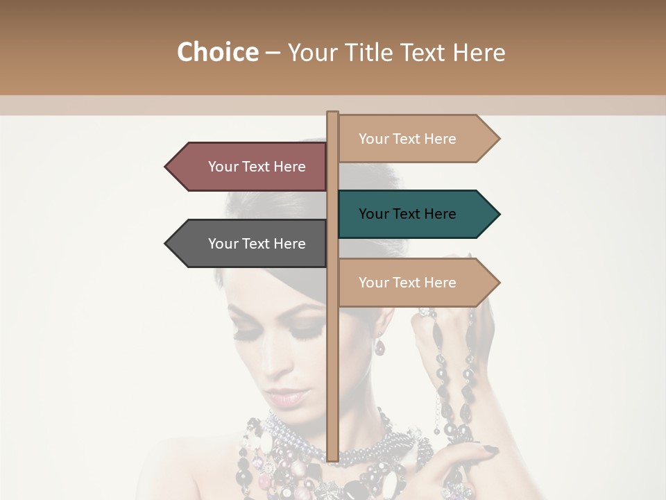 Rings White Hair PowerPoint Template