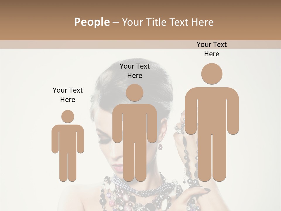 Rings White Hair PowerPoint Template