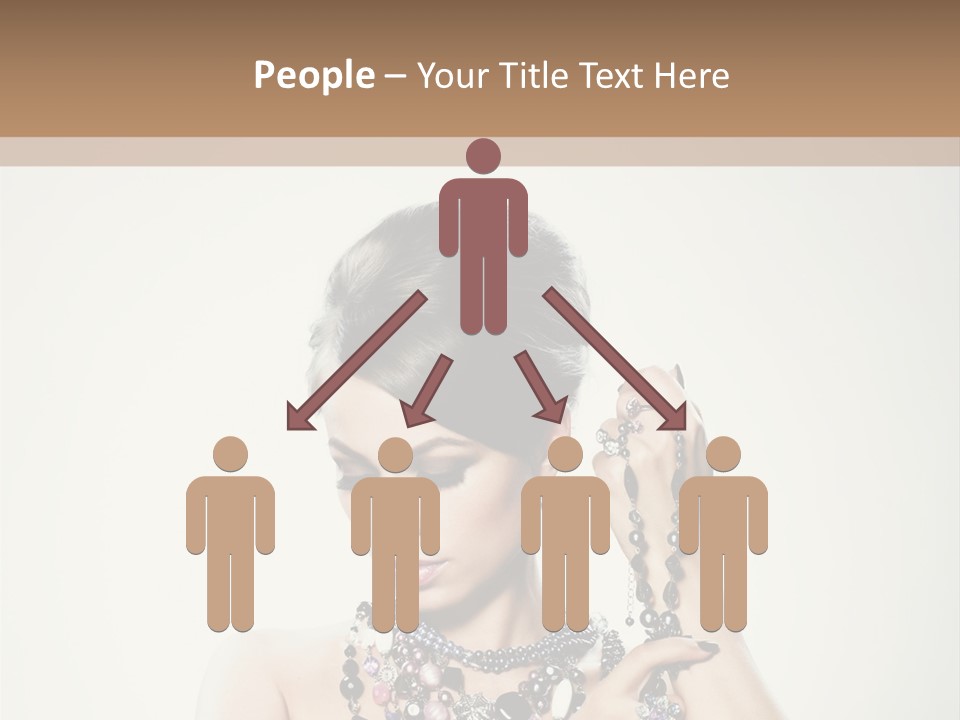 Rings White Hair PowerPoint Template