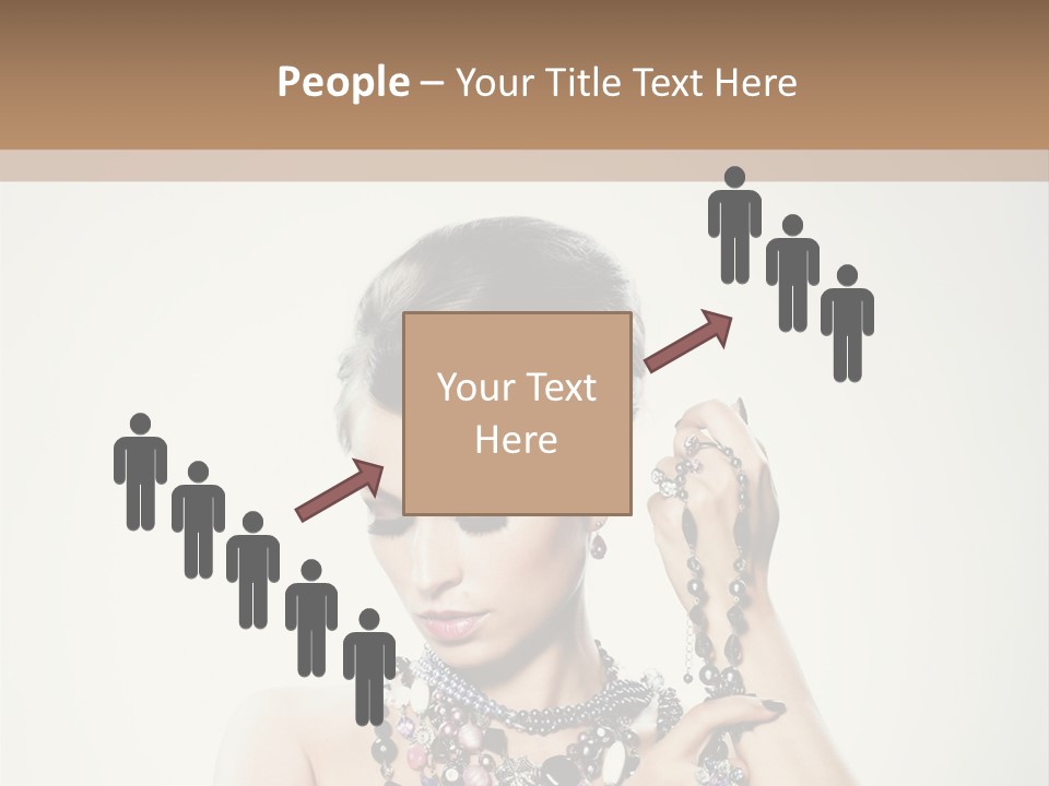 Rings White Hair PowerPoint Template