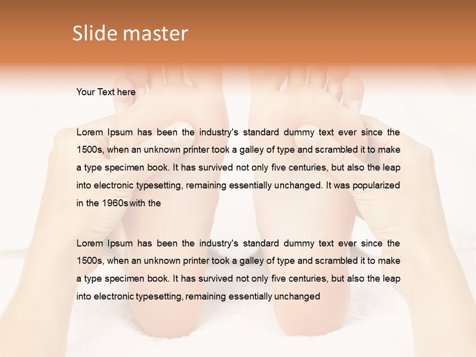 Relaxation Massaging Comfortable PowerPoint Template