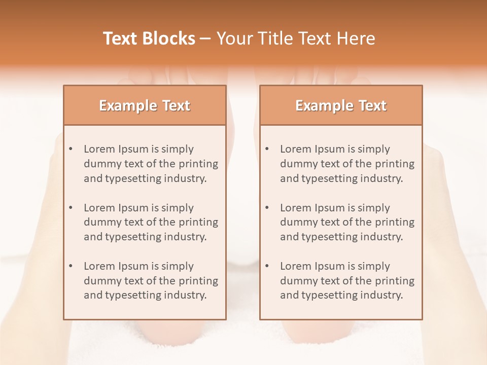 Relaxation Massaging Comfortable PowerPoint Template