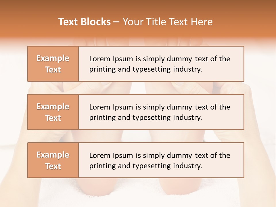 Relaxation Massaging Comfortable PowerPoint Template
