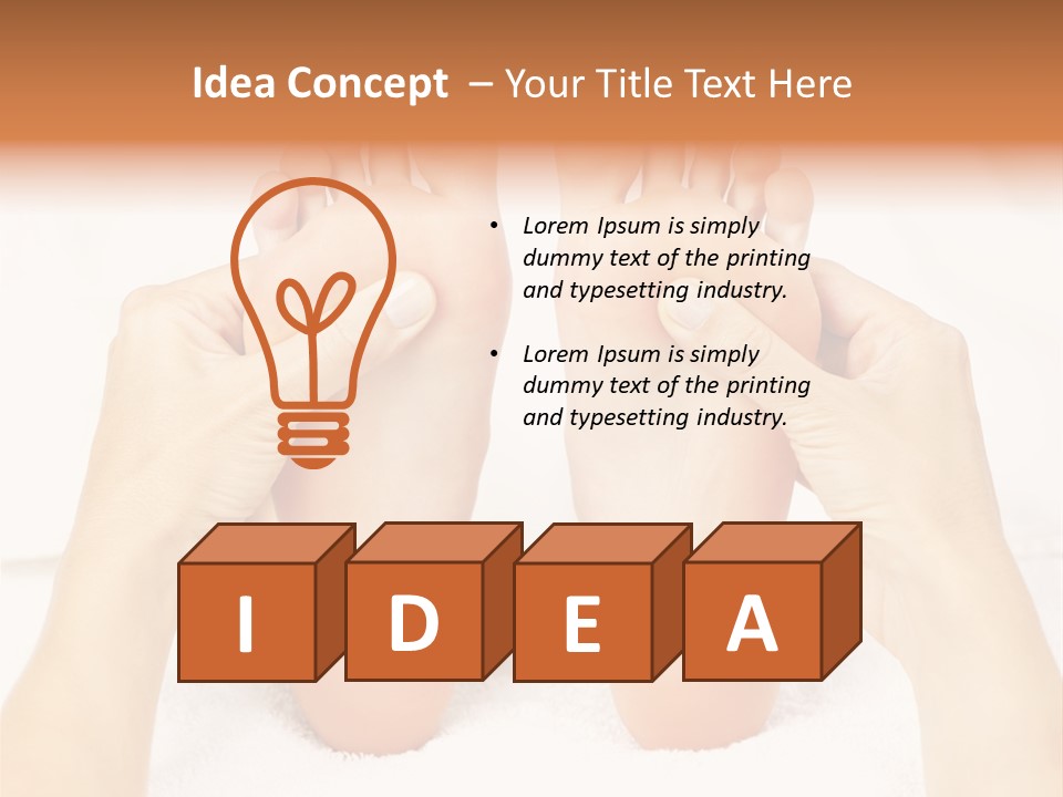 Relaxation Massaging Comfortable PowerPoint Template