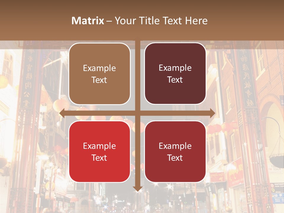 City Ornate English PowerPoint Template