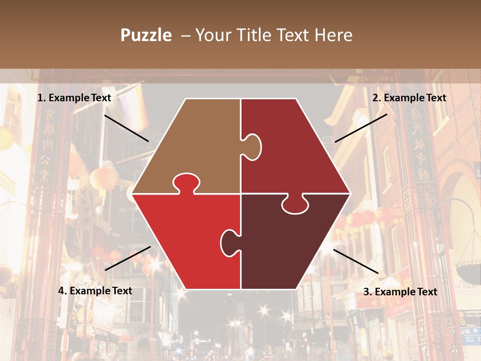 City Ornate English PowerPoint Template