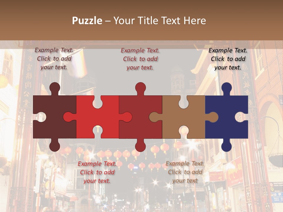 City Ornate English PowerPoint Template