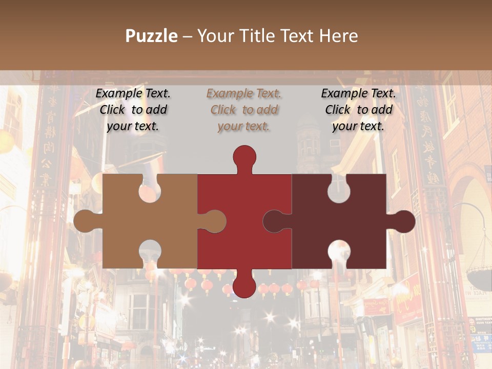 City Ornate English PowerPoint Template