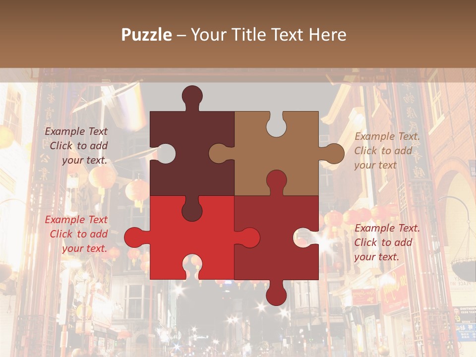 City Ornate English PowerPoint Template