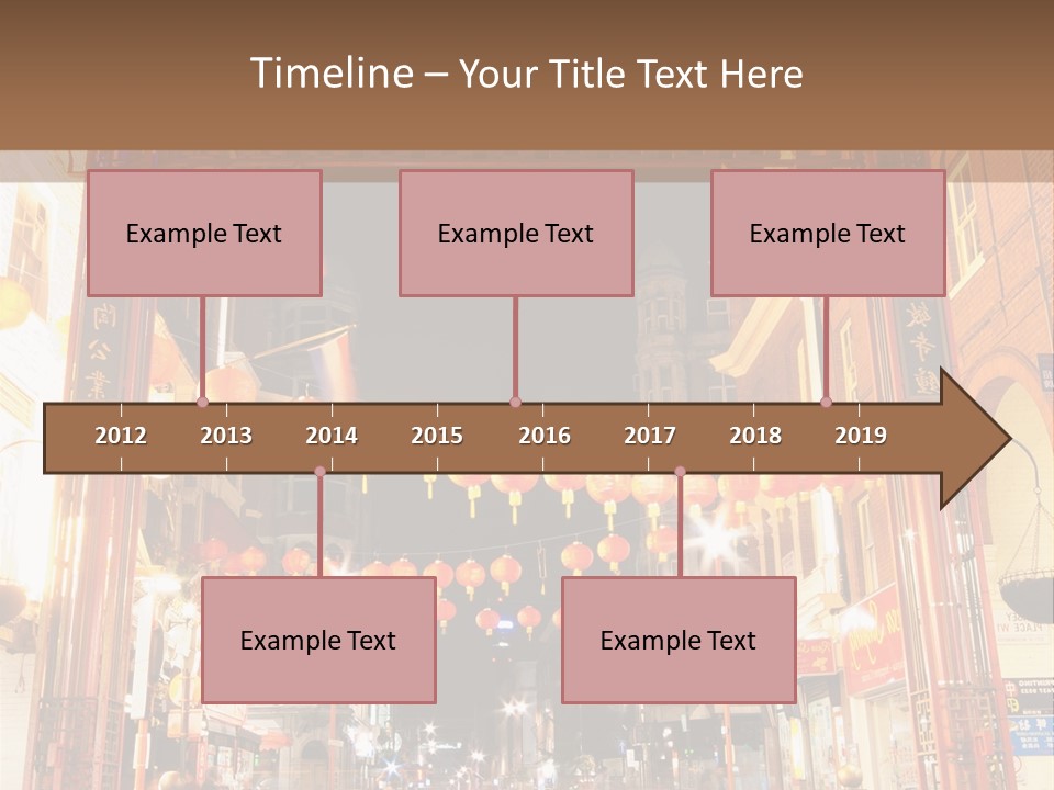 City Ornate English PowerPoint Template