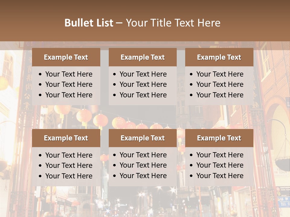 City Ornate English PowerPoint Template