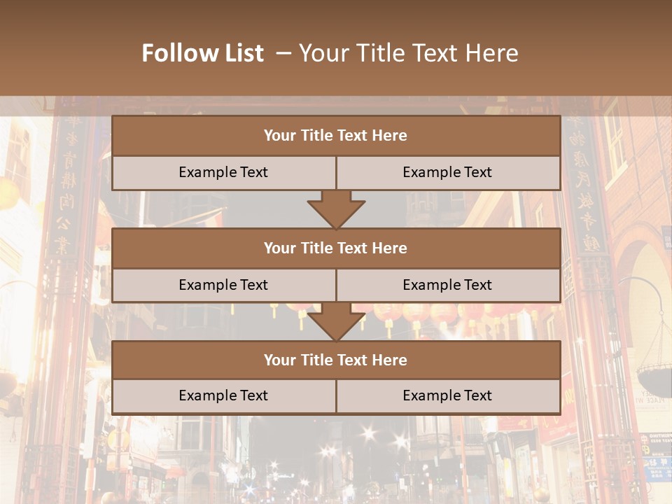 City Ornate English PowerPoint Template