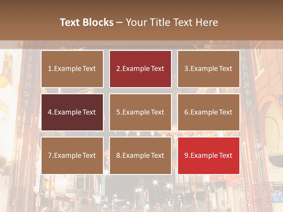 City Ornate English PowerPoint Template