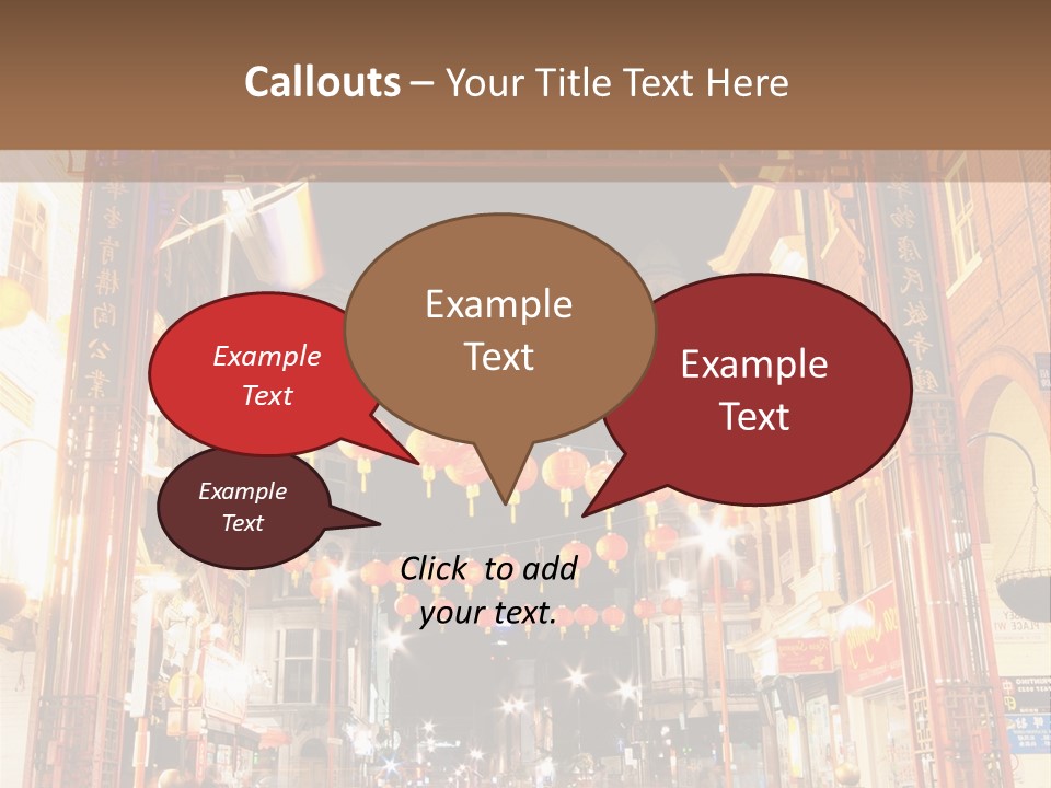 City Ornate English PowerPoint Template