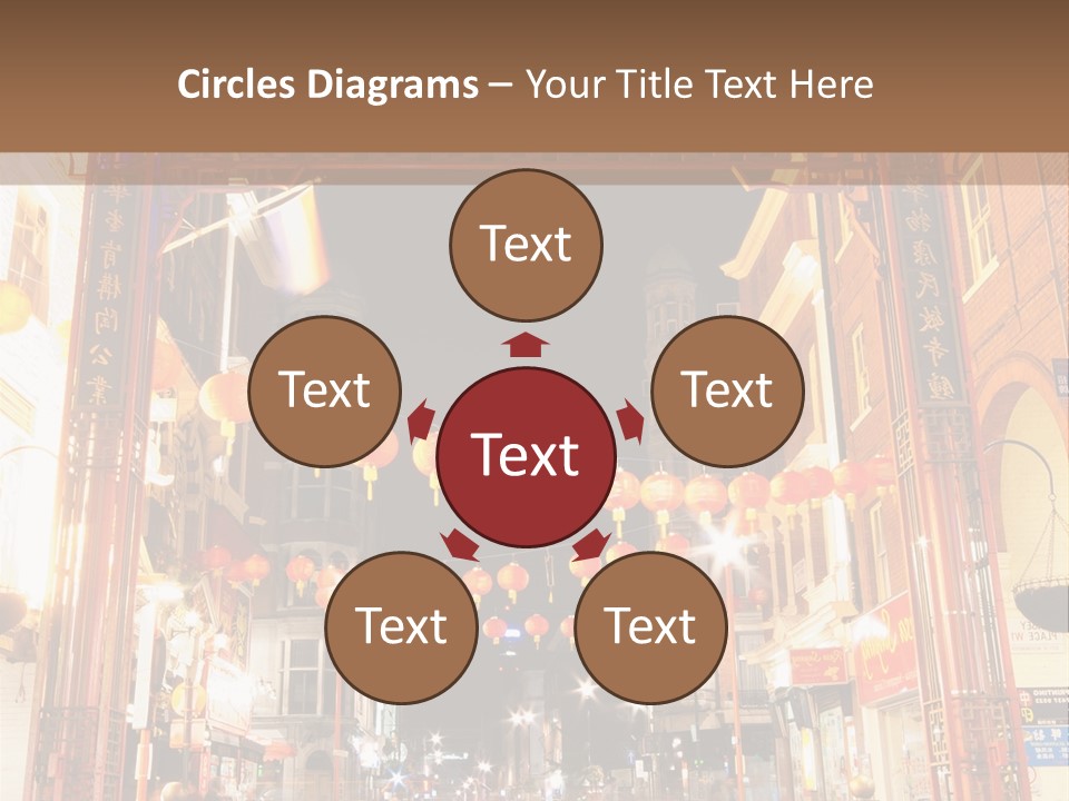 City Ornate English PowerPoint Template