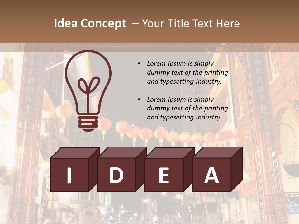 City Ornate English PowerPoint Template