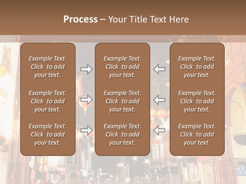 City Ornate English PowerPoint Template