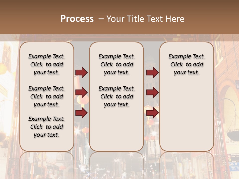 City Ornate English PowerPoint Template