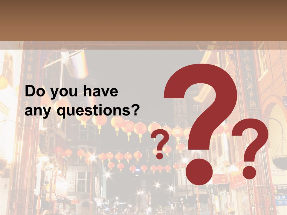 City Ornate English PowerPoint Template