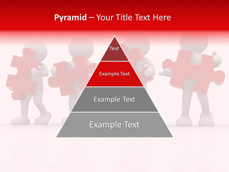 Puzzle Figure Company PowerPoint Template