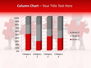 Puzzle Figure Company PowerPoint Template