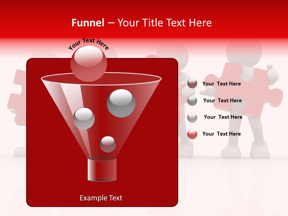 Puzzle Figure Company PowerPoint Template