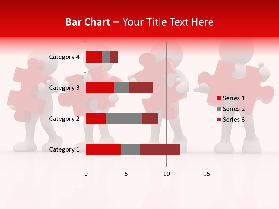 Puzzle Figure Company PowerPoint Template