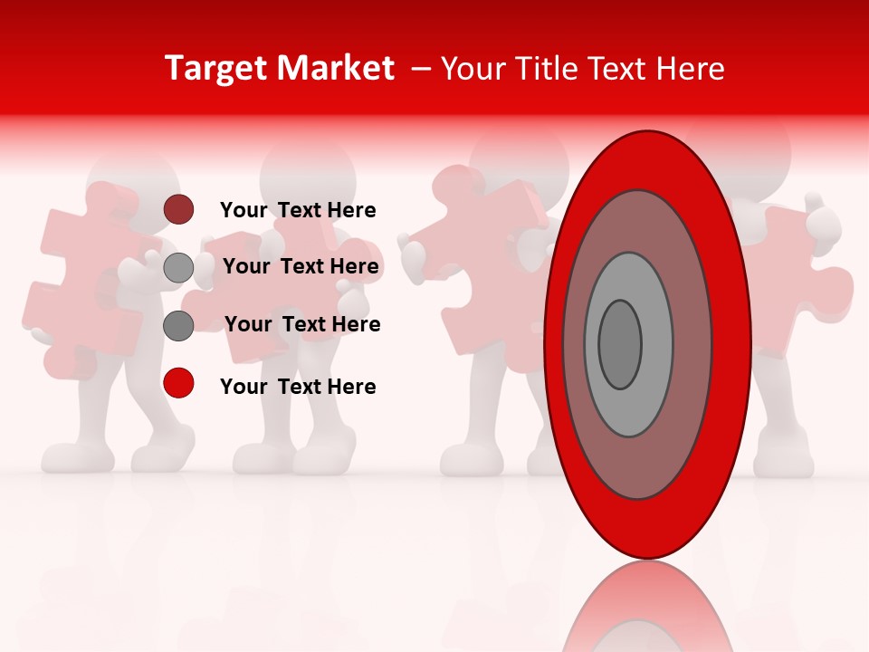 Puzzle Figure Company PowerPoint Template