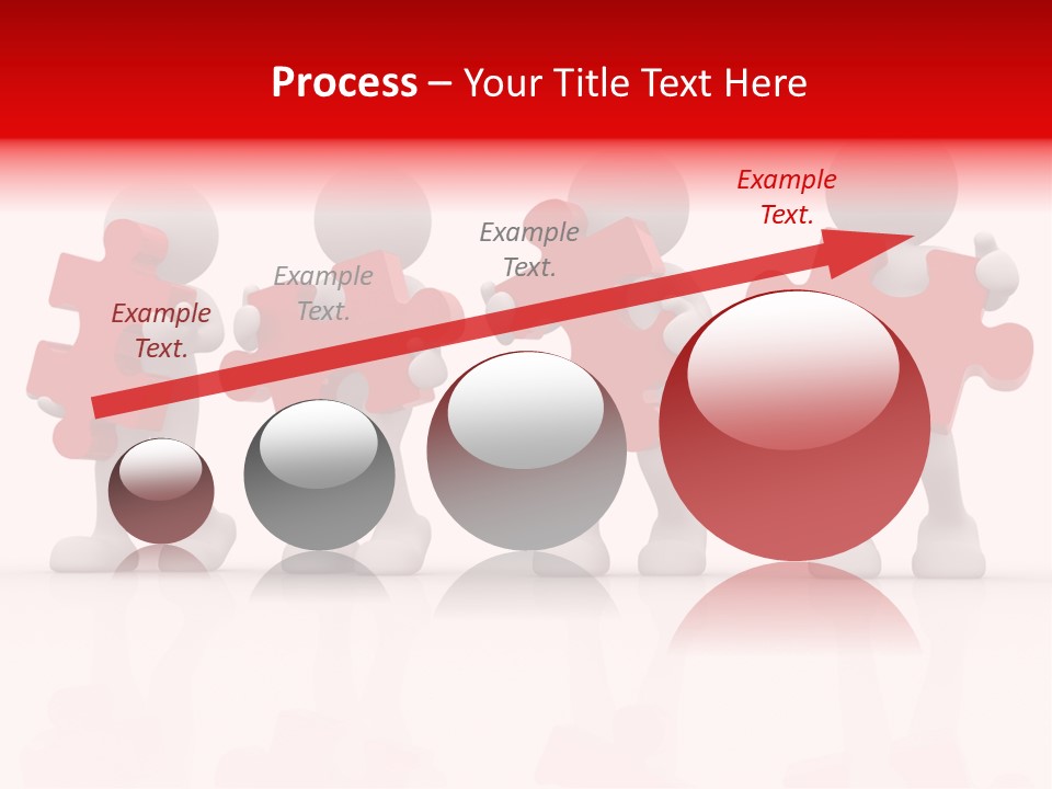 Puzzle Figure Company PowerPoint Template