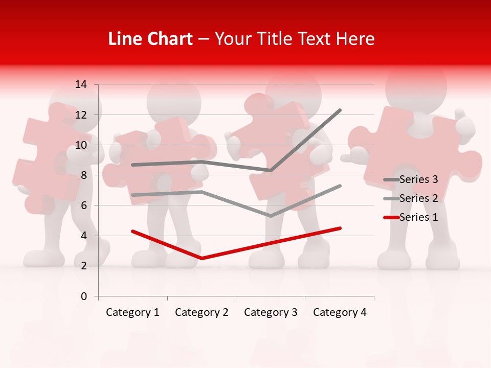 Puzzle Figure Company PowerPoint Template