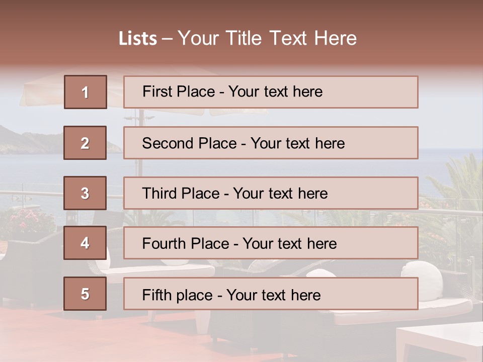 Palm Tree Summer PowerPoint Template