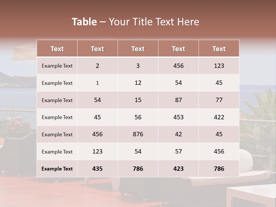 Palm Tree Summer PowerPoint Template