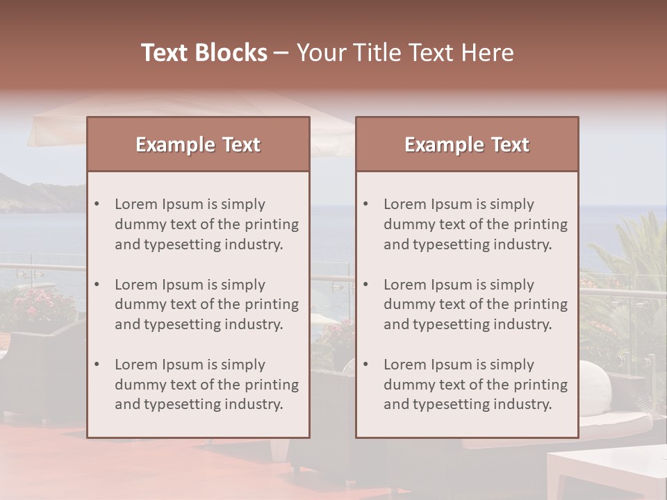 Palm Tree Summer PowerPoint Template