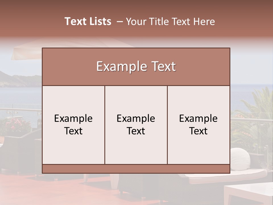 Palm Tree Summer PowerPoint Template