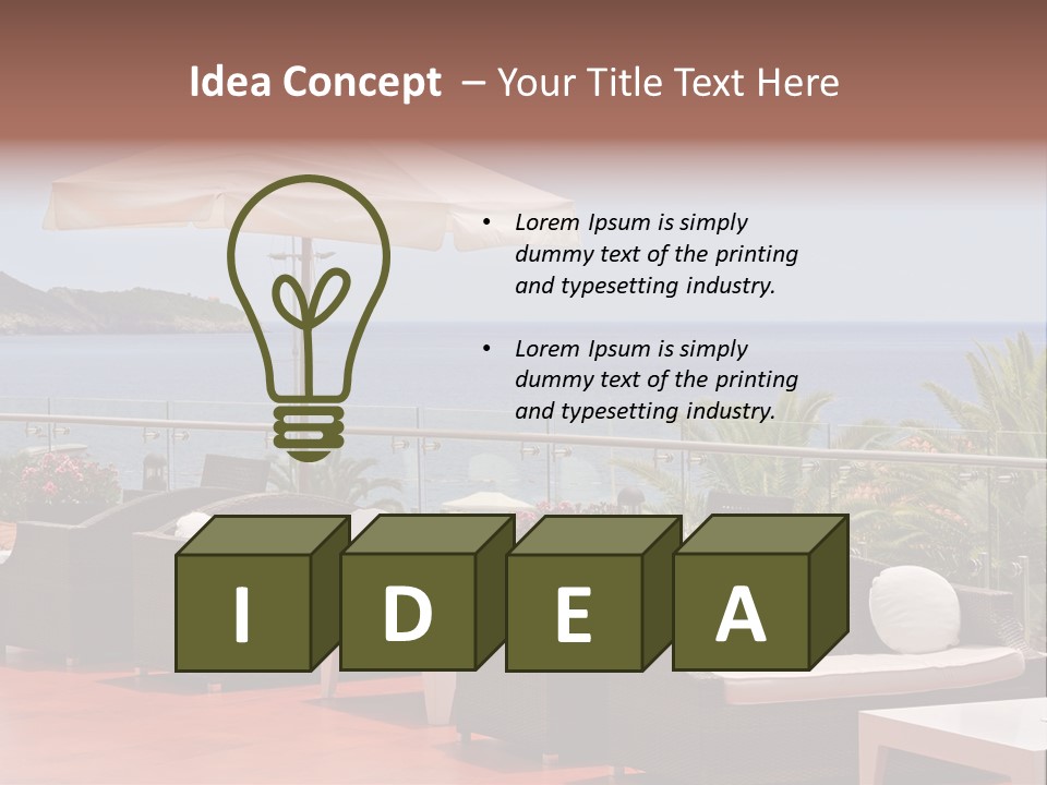 Palm Tree Summer PowerPoint Template