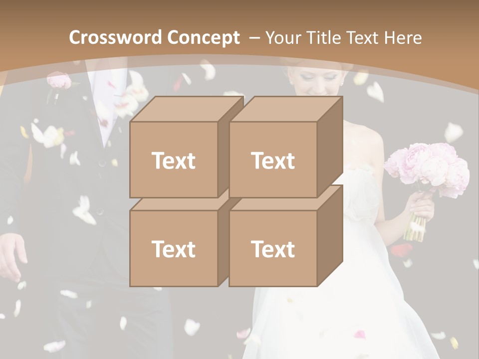 Adult Wedding Sunny PowerPoint Template