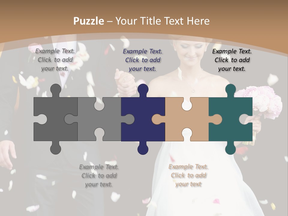 Adult Wedding Sunny PowerPoint Template