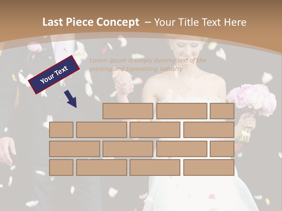 Adult Wedding Sunny PowerPoint Template