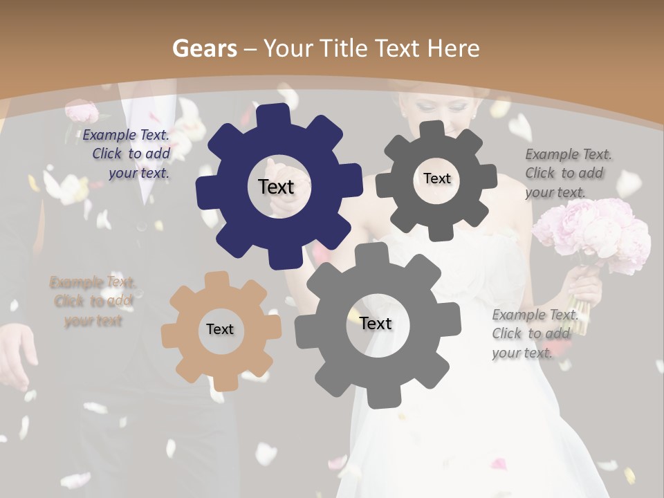 Adult Wedding Sunny PowerPoint Template