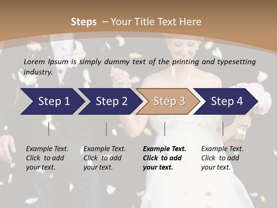 Adult Wedding Sunny PowerPoint Template