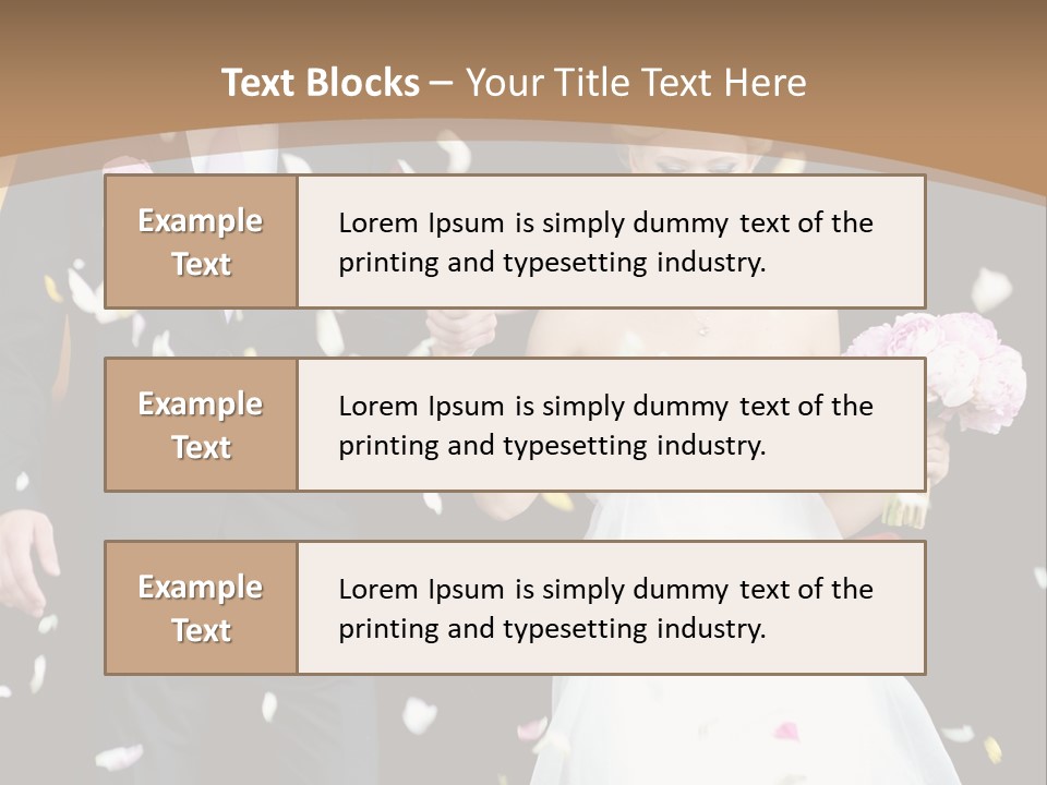 Adult Wedding Sunny PowerPoint Template