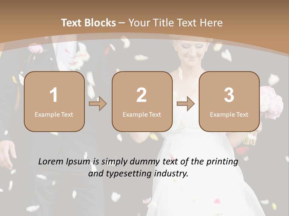 Adult Wedding Sunny PowerPoint Template