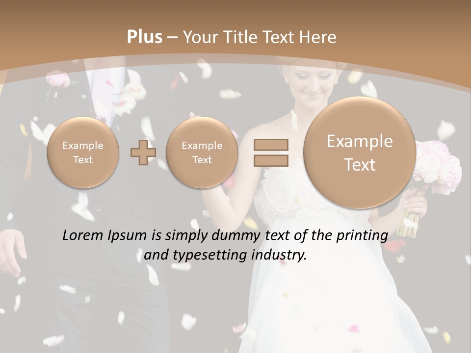 Adult Wedding Sunny PowerPoint Template