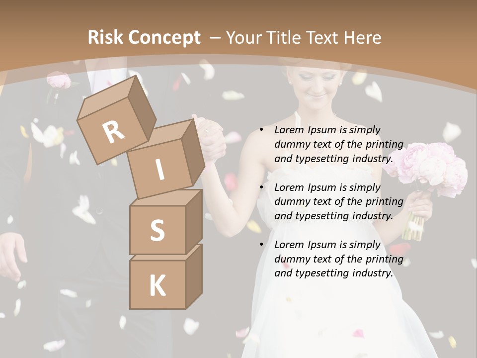 Adult Wedding Sunny PowerPoint Template