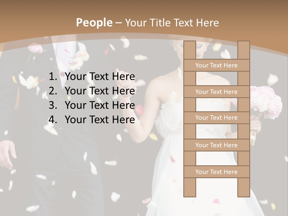 Adult Wedding Sunny PowerPoint Template