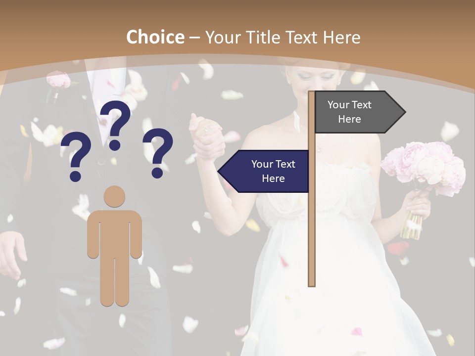 Adult Wedding Sunny PowerPoint Template
