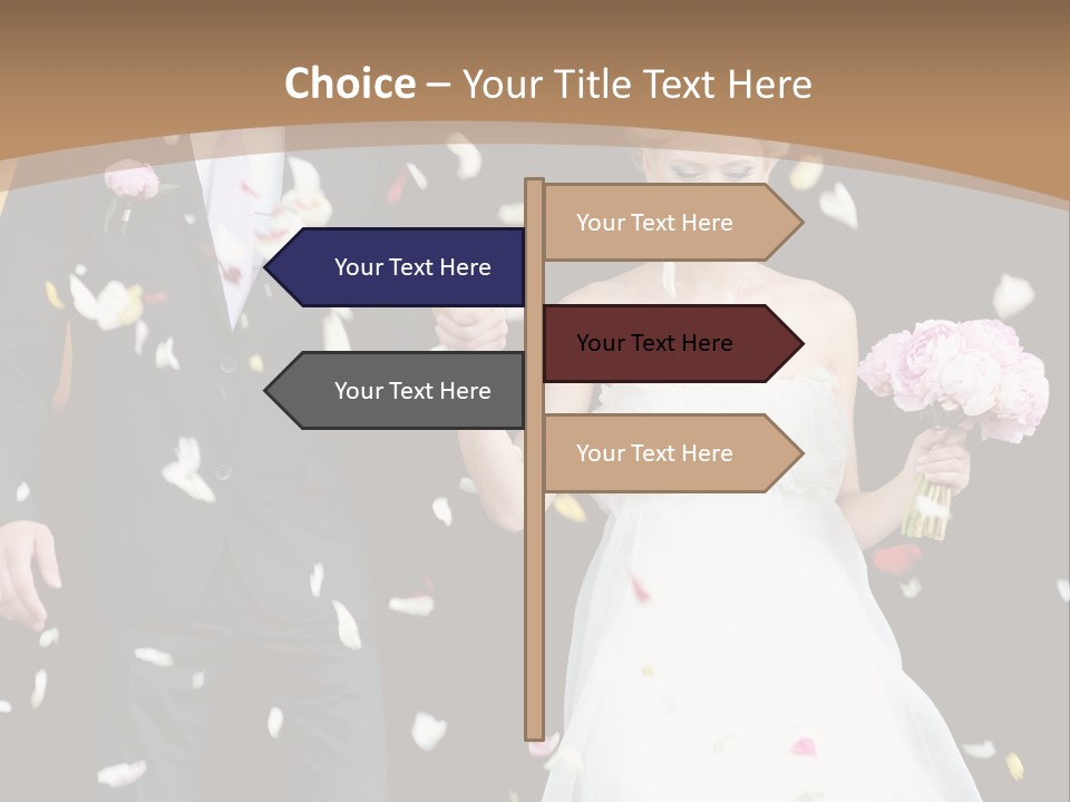 Adult Wedding Sunny PowerPoint Template