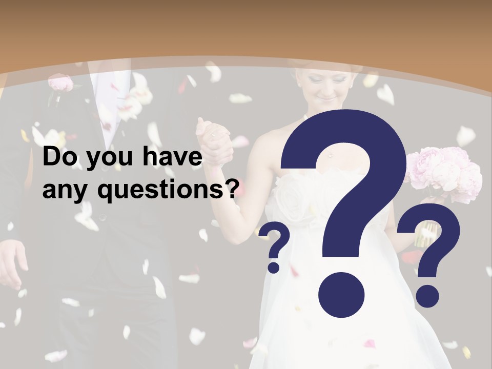 Adult Wedding Sunny PowerPoint Template